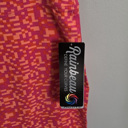 Rainbeau Curves 14/16 Capri Leggings Geometric Print Plus Size - photo 2