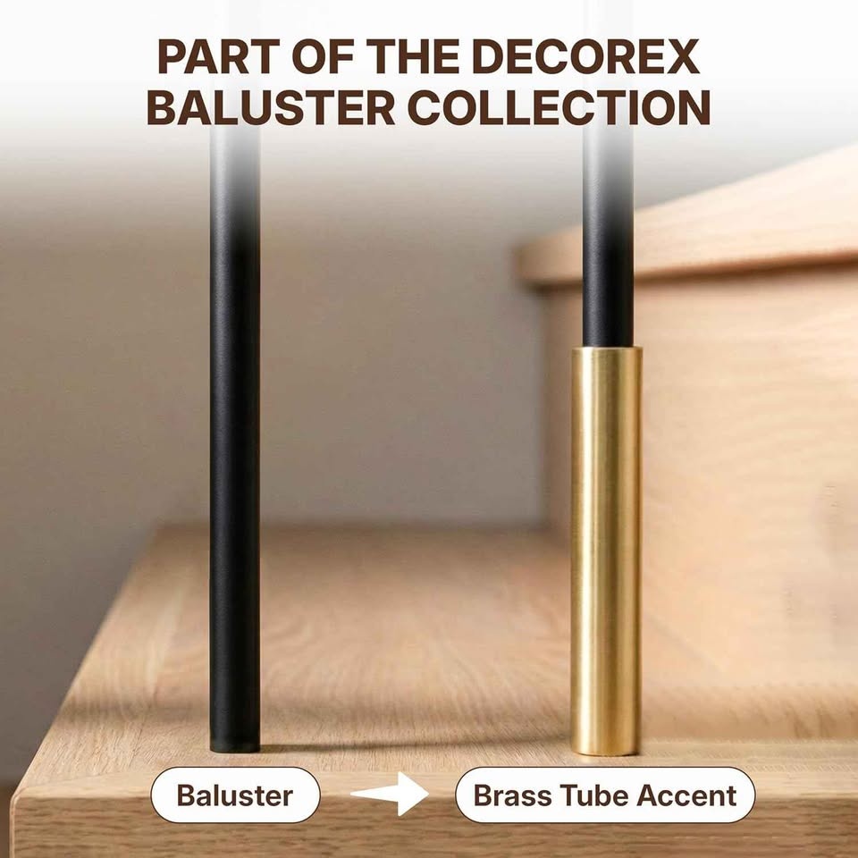 Sealed Decorex Hardware 8" Solid Brass Tubes (10pk) - photo 2