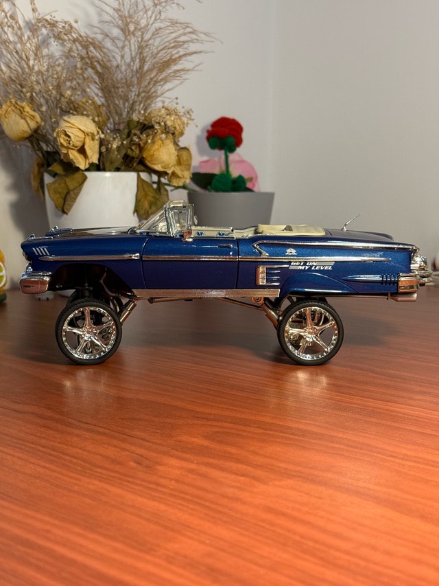 1/18 Diecast 1958 Chevy Impala "Donk" - Get On My Level - photo 3