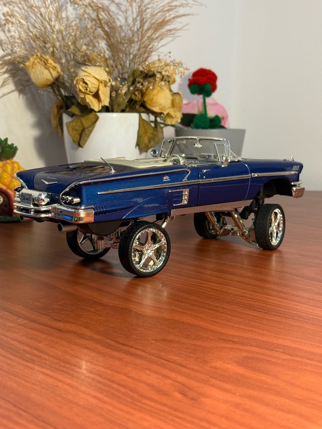 1/18 Diecast 1958 Chevy Impala "Donk" - Get On My Level - photo 4