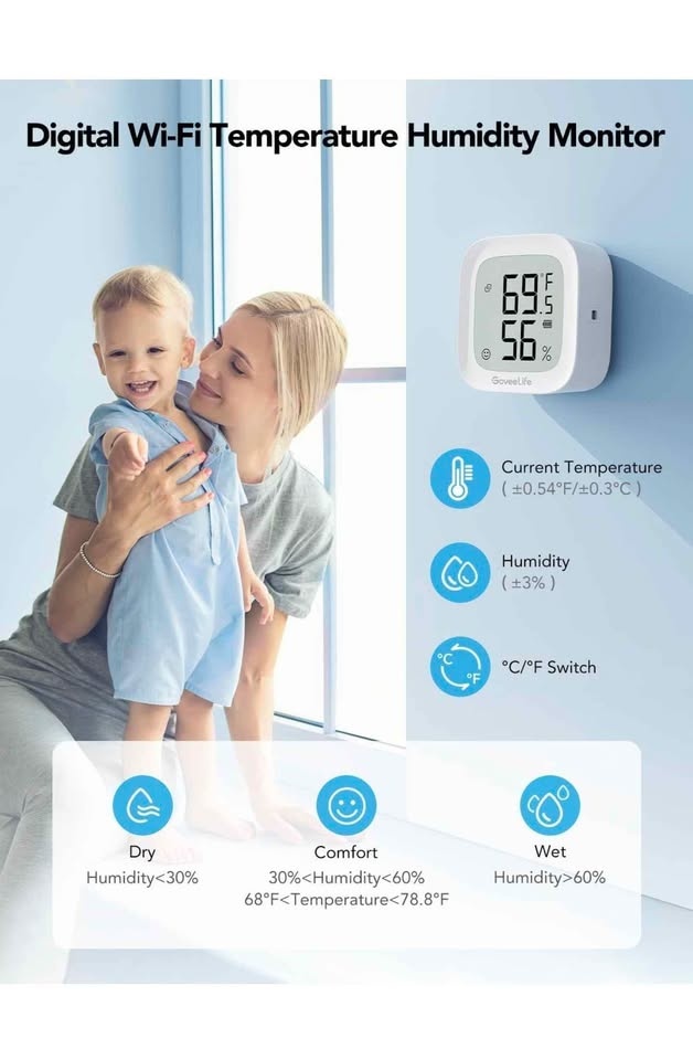 GoveeLife WiFi Thermometer Hygrometer H5103 - photo 4