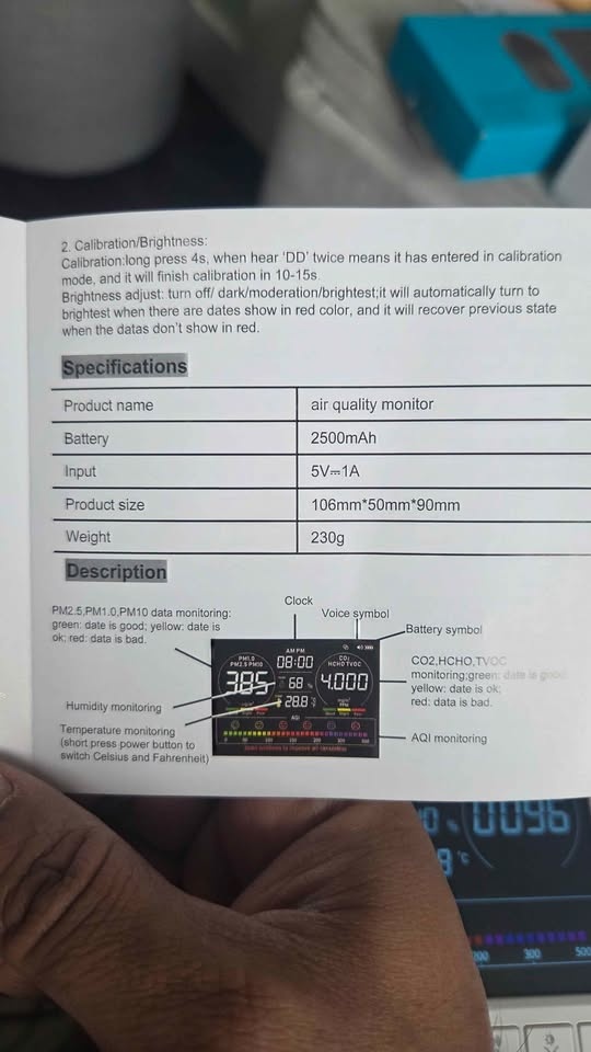 Professional Indoor Air Quality Monitor - photo 2