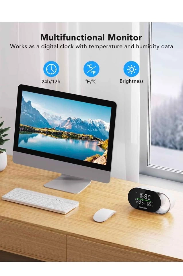 GoveeLife Smart Air Quality Monitor PM2.5 Temp Humidity Clock - photo 4