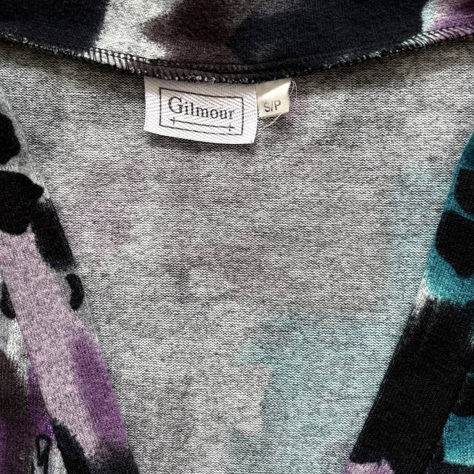 Gilmour Size Small Statement Art to Wear Cardigan Colourful Arts - photo 4