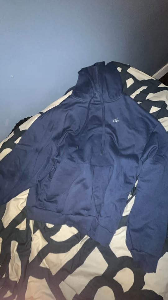 Alo Accolade Navy Blue Hoodie - Size Medium - photo 2