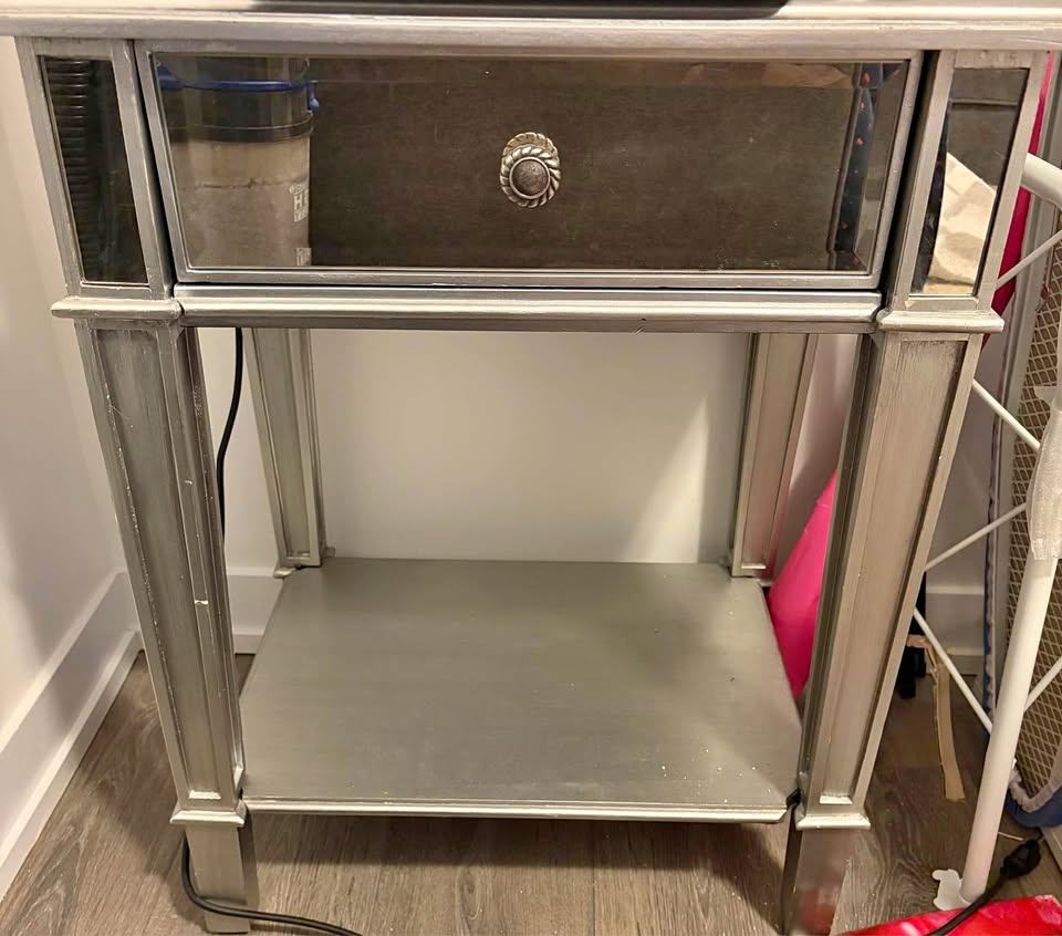 Mirrored Night Stand