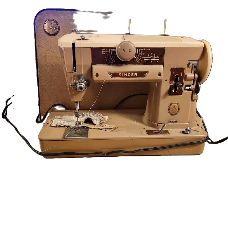 Vintage 1950s 1960s Singer 401A Sewing Machine