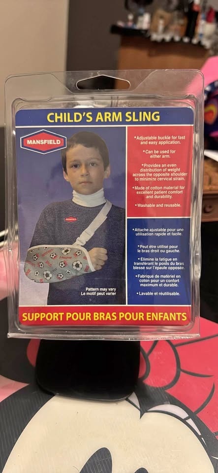 Mansfield Child's Arm Sling - Soccer Ball Pattern