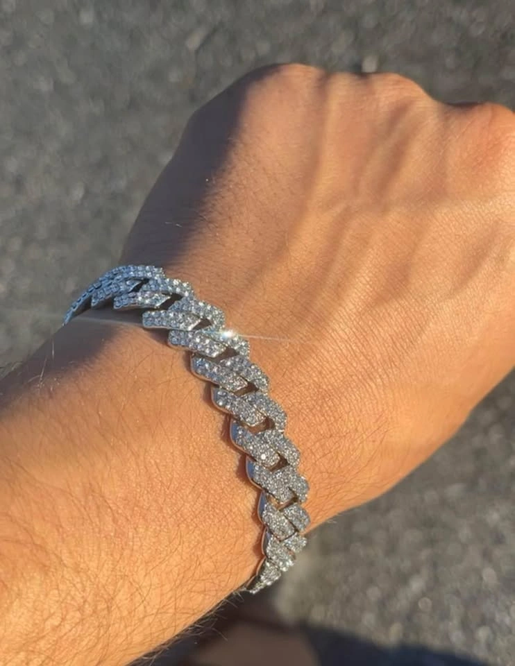 Cuban bracelet BRAND NEW PACKED ICED OUT - photo 3