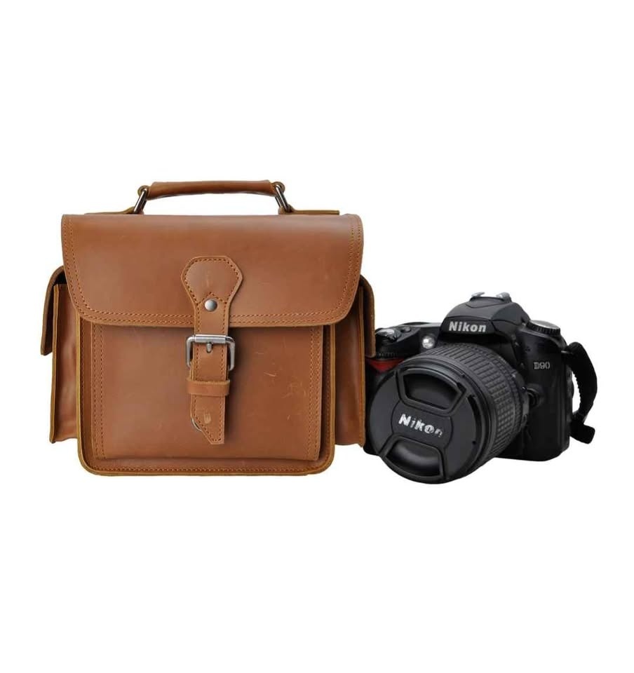 100% Genuine Leather DSLR Camera Bag (Brand New) - photo 2