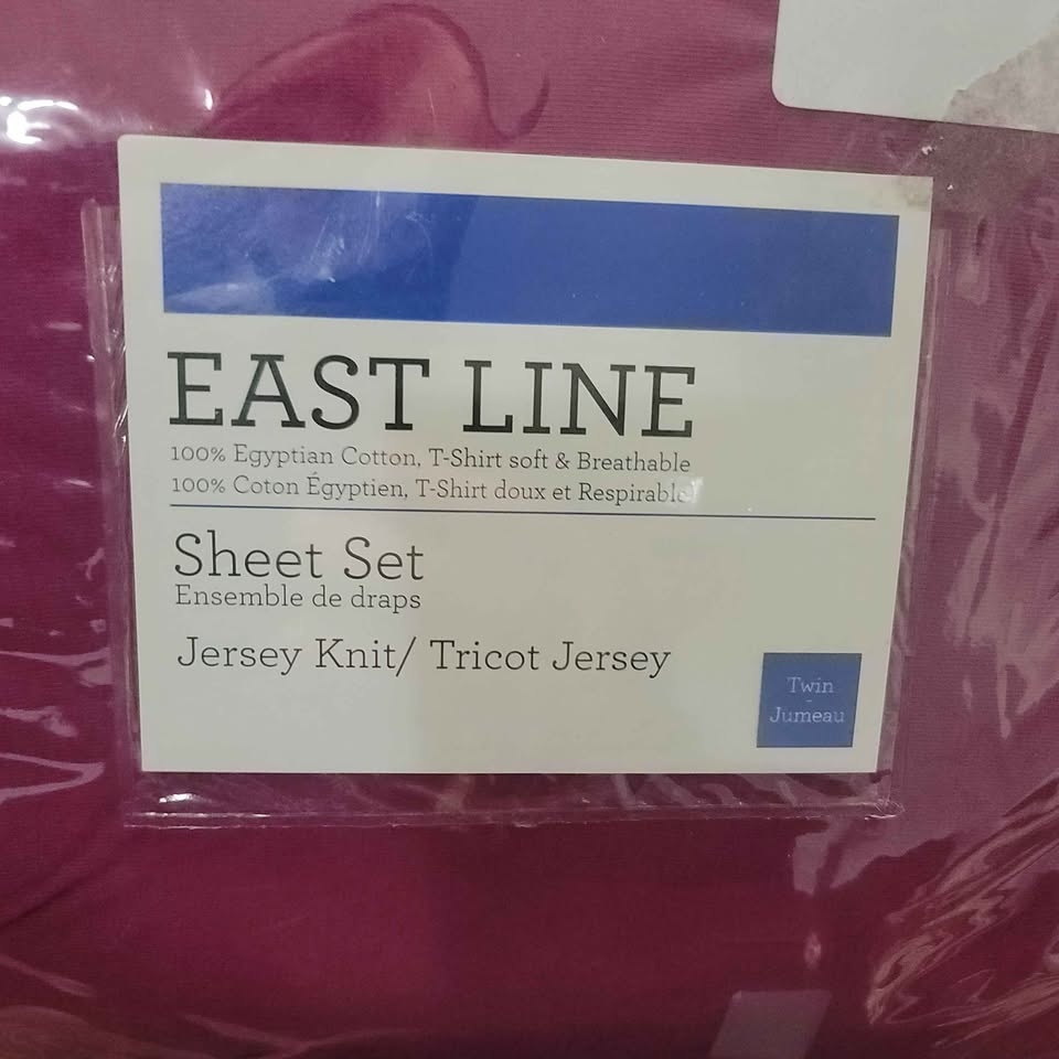 Twin 100% Egyptian Cotton Sheet Set - Brand New - photo 2