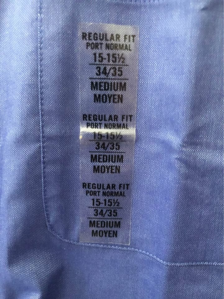 Chaps Men’s Dress Shirt Medium - photo 3