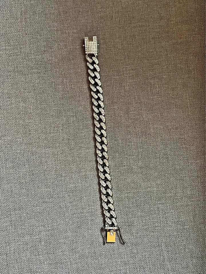 $55 Cuban Link Diamond Bracelet