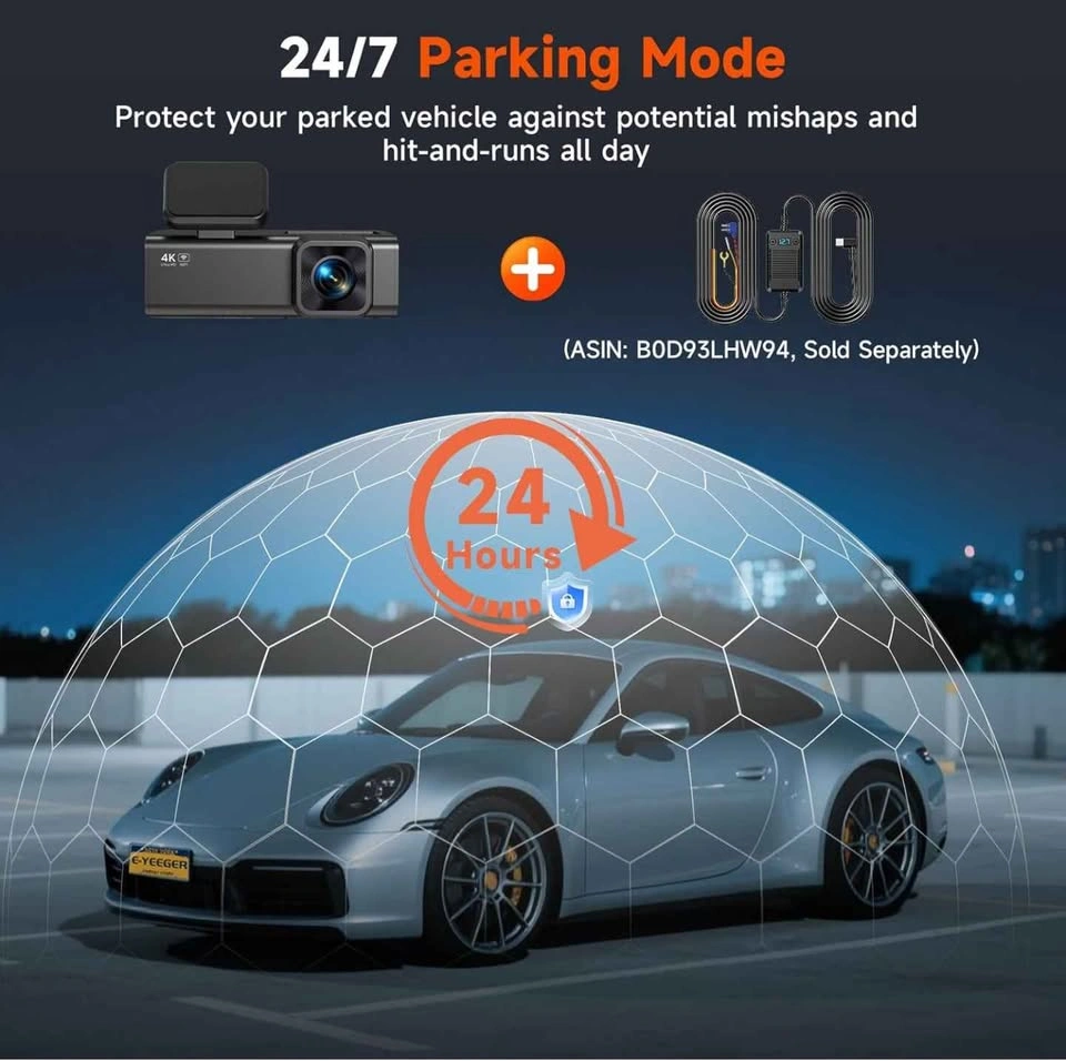 New 4K Dual Dash Cam with WiFi + Rear Cam - photo 5