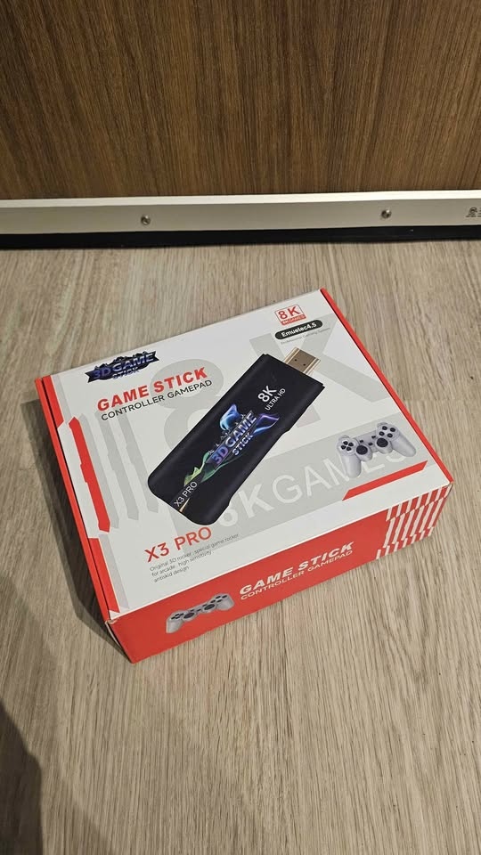 Game Stick X3 Pro 8K Console, 64GB, 50,000 Games, 2 Wireless Con - photo 4