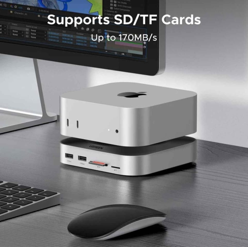 UGREEN Mac Mini Docking Station USB C Hub NVMe SSD Enclosure - photo 2