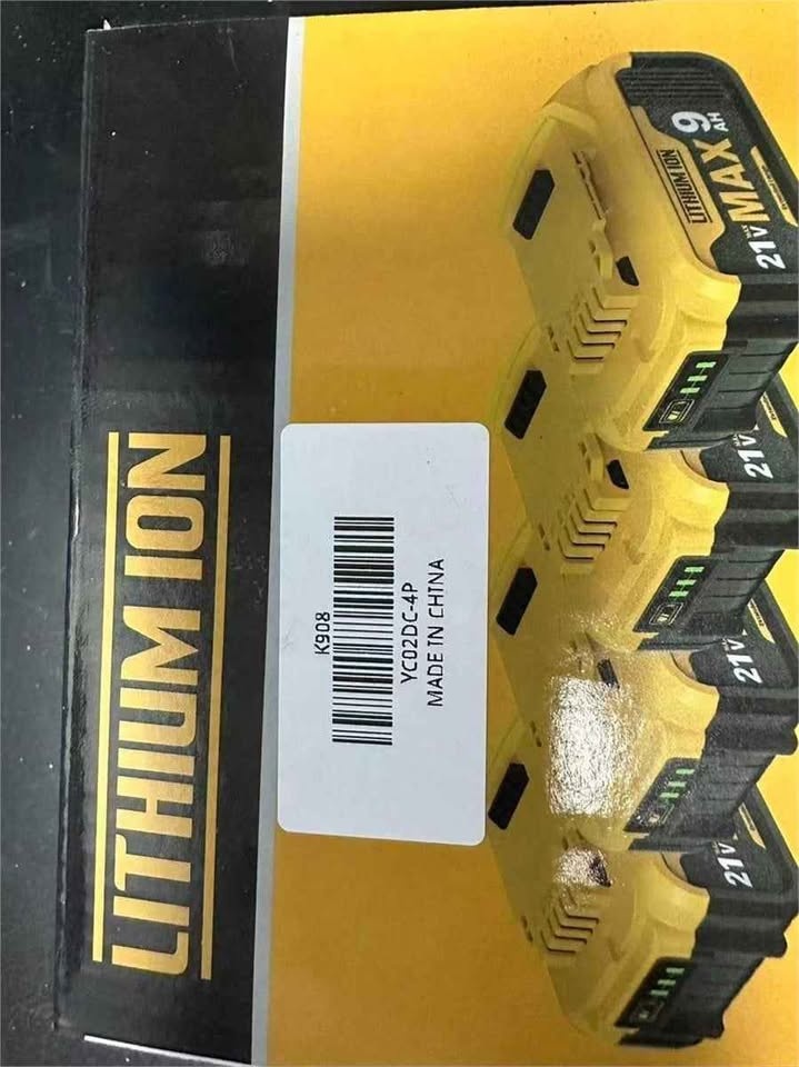20V Max 9Ah Lithium Ion Batteries (4 pack) SEALED PACK - photo 3