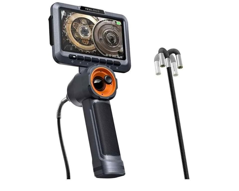 Teslongl Lens Articulating Borescope w/ 5'' Monitor