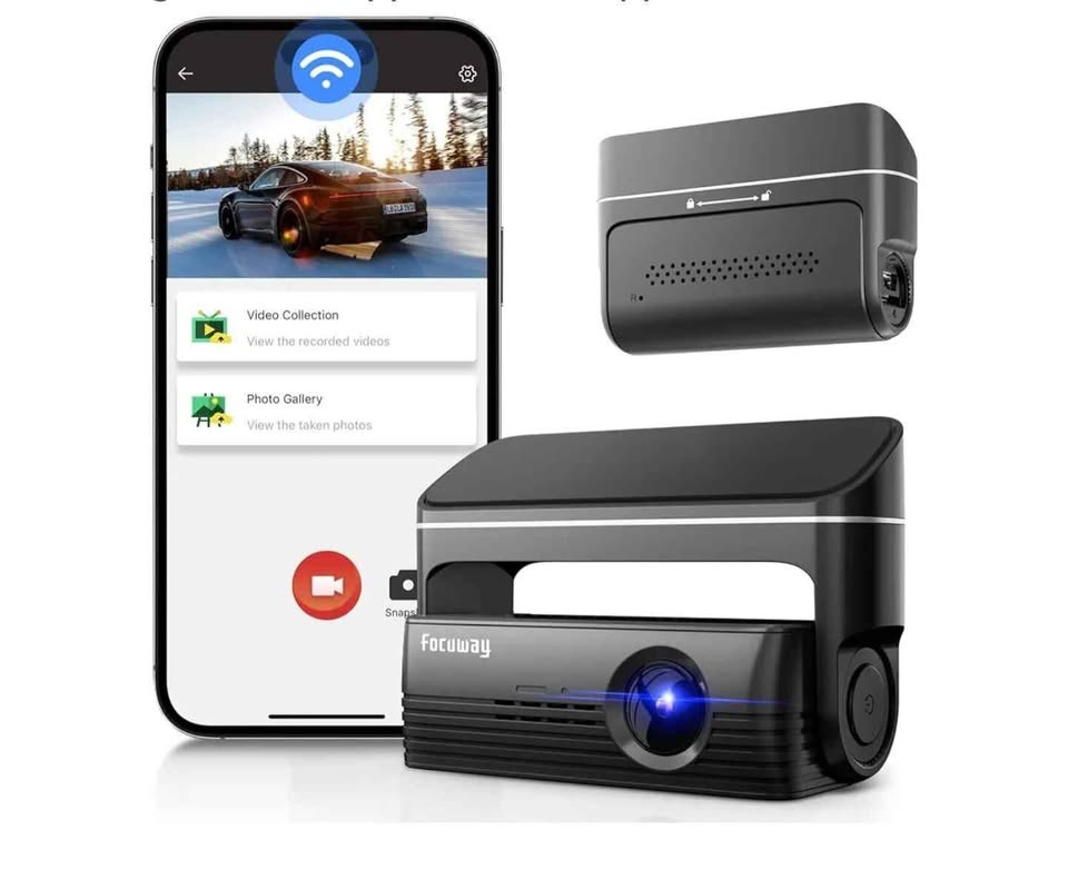 FocuWay 4K Dash Cam - 360° Rotation, Sony Night Vision - photo 2
