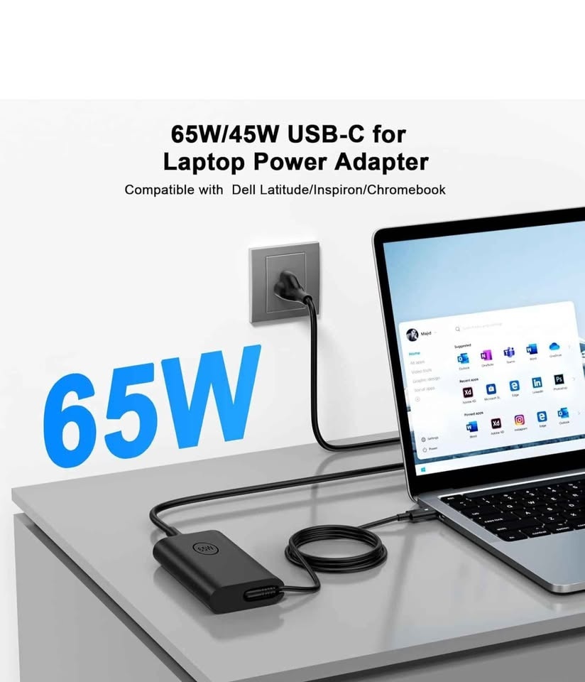 65W USB C Charger for Dell Latitude & XPS - photo 4