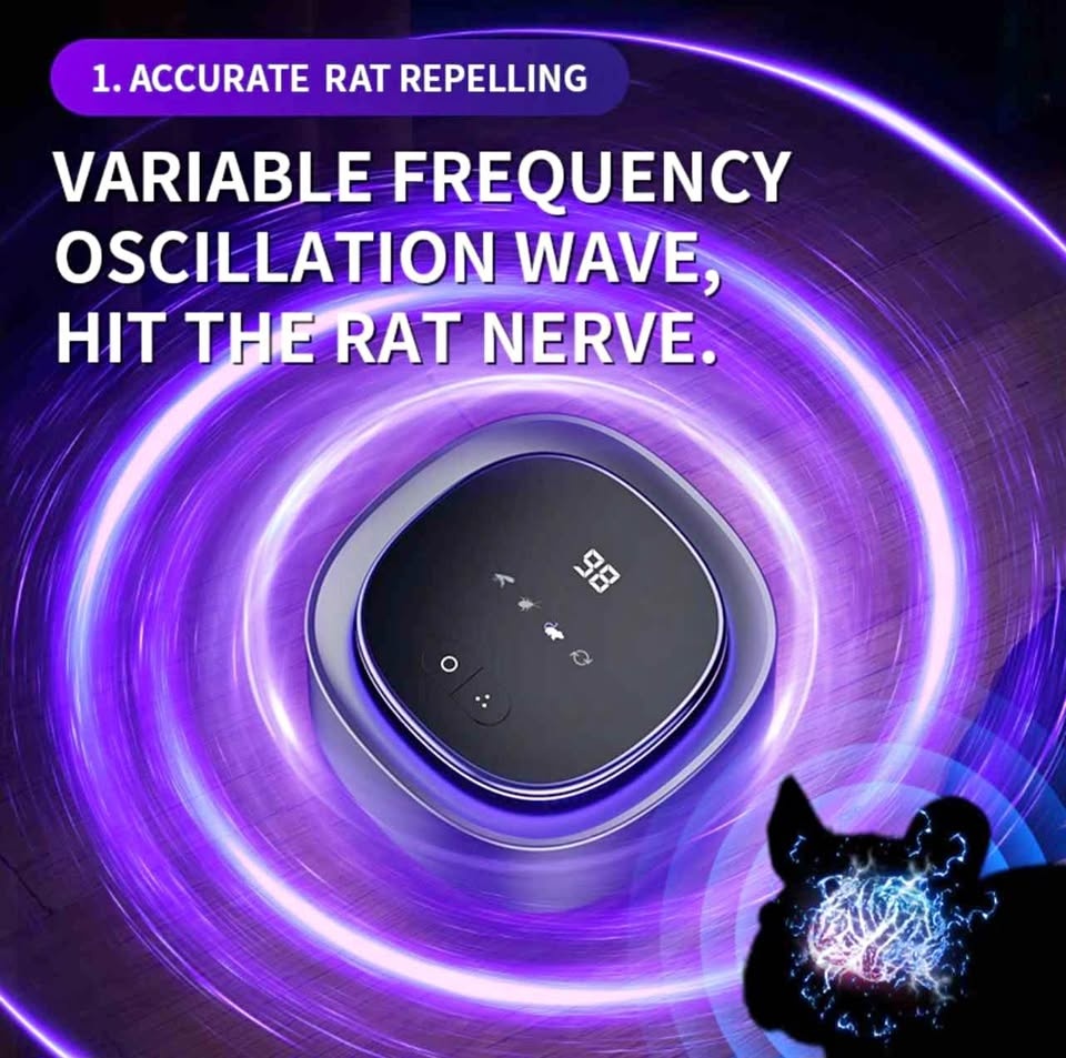 Electronic Pest Control Device with LED Light