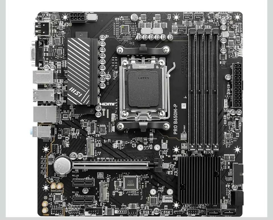 MSI Pro B650M-P AM5 mATX Motherboard - photo 2