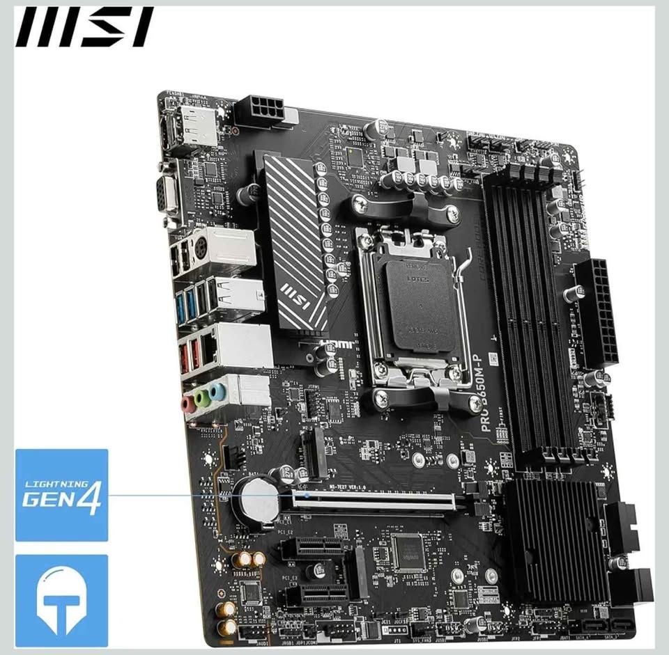 MSI Pro B650M-P AM5 mATX Motherboard - photo 5