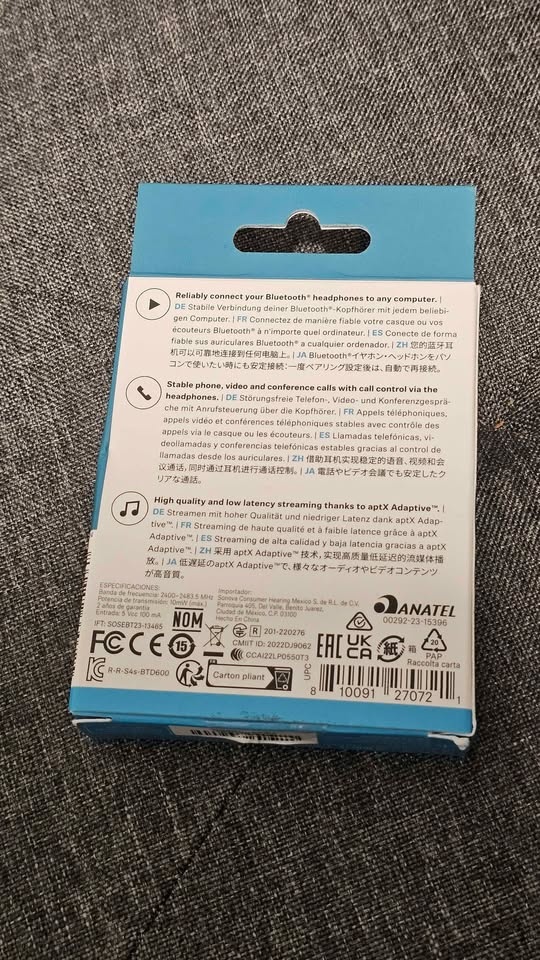 Sennheiser BTD 600 Bluetooth USB Adapter - photo 3