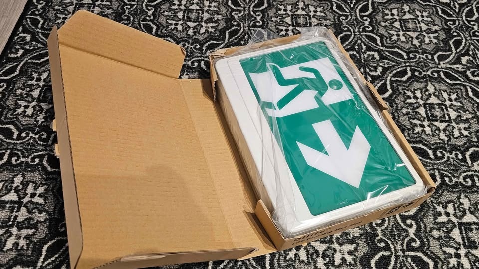 Qllite Running Man Exit Sign LED Emergency Light - photo 2