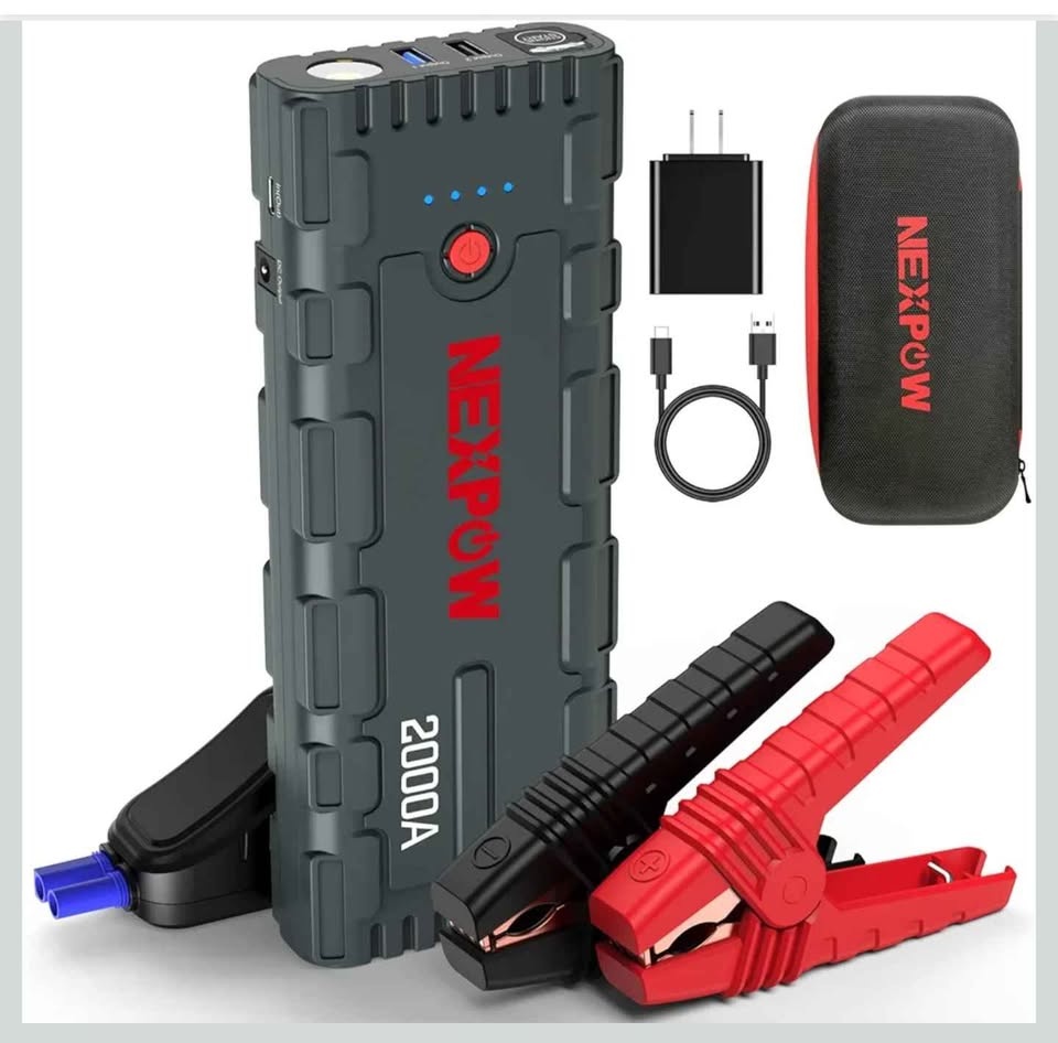 NEXPOW 2000A Peak Car Jump Starter - photo 2