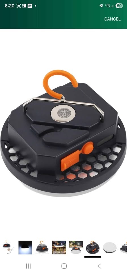 Rechargeable Camping Lantern, 4800mAh Battery - photo 5