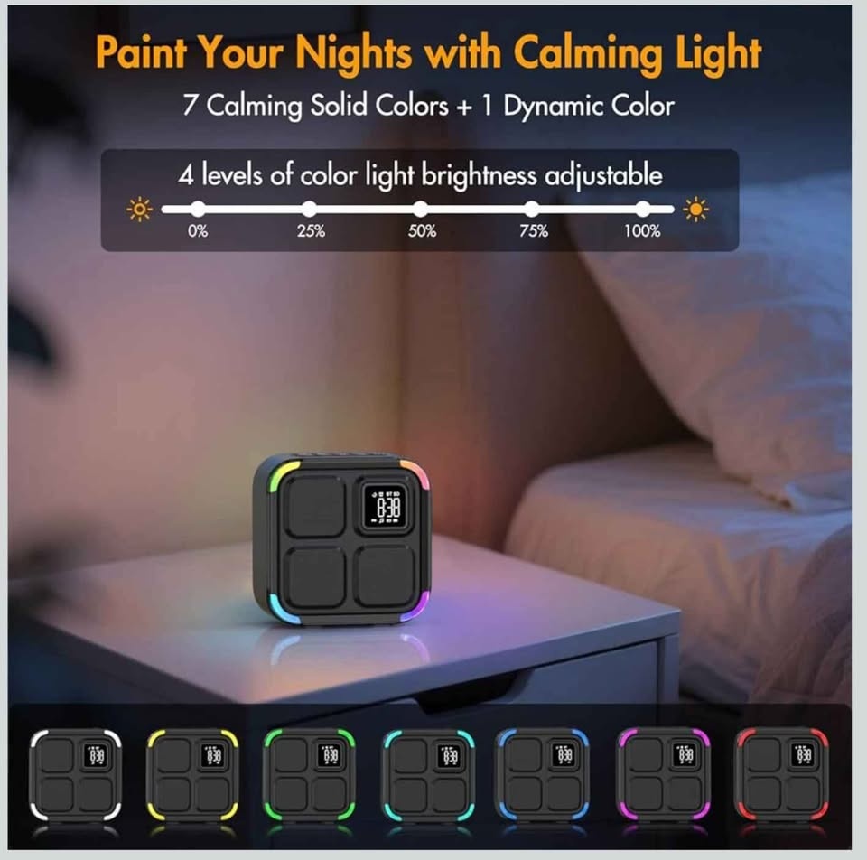 APUZOM Portable Bluetooth Speaker with Alarm Clock - photo 5