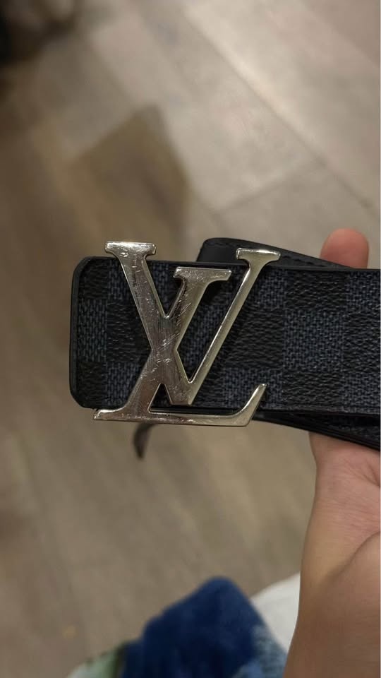Authentic Louis Vuitton Men's Belt - Damier Graphite (95/38) - photo 2