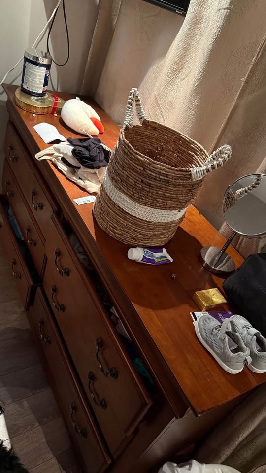 Solid Wood Wooden Dresser with 6 Drawers - photo 5