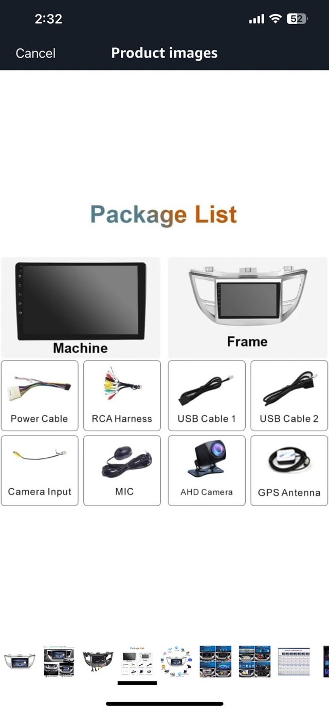 YMT Android Car Media Player Hyundai Tucson 3 2015-2018 - photo 2