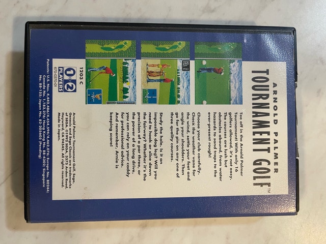 Sega Genesis Arnold Palmer Tournament Golf - photo 4