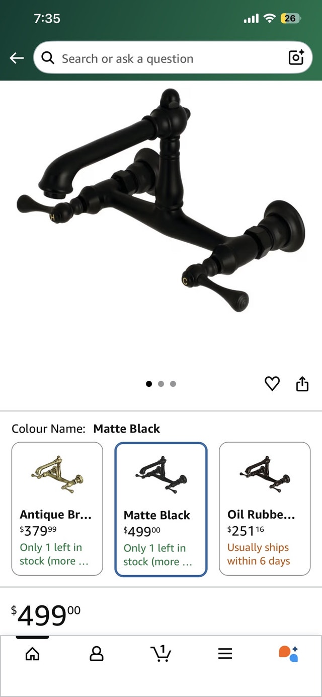 Kingston Brass KS7240BL English Country Bathroom Faucet