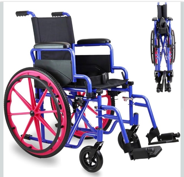 Kids foldable wheelchair brand new - photo 2
