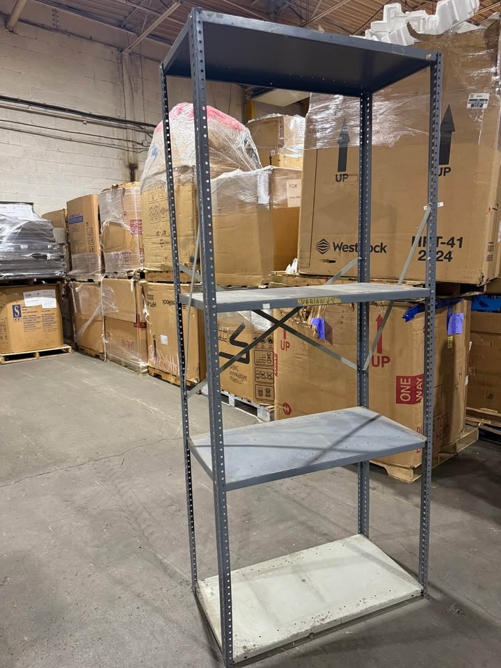 Heavy-Duty Metal Storage Shelf – Fast Sale - photo 2
