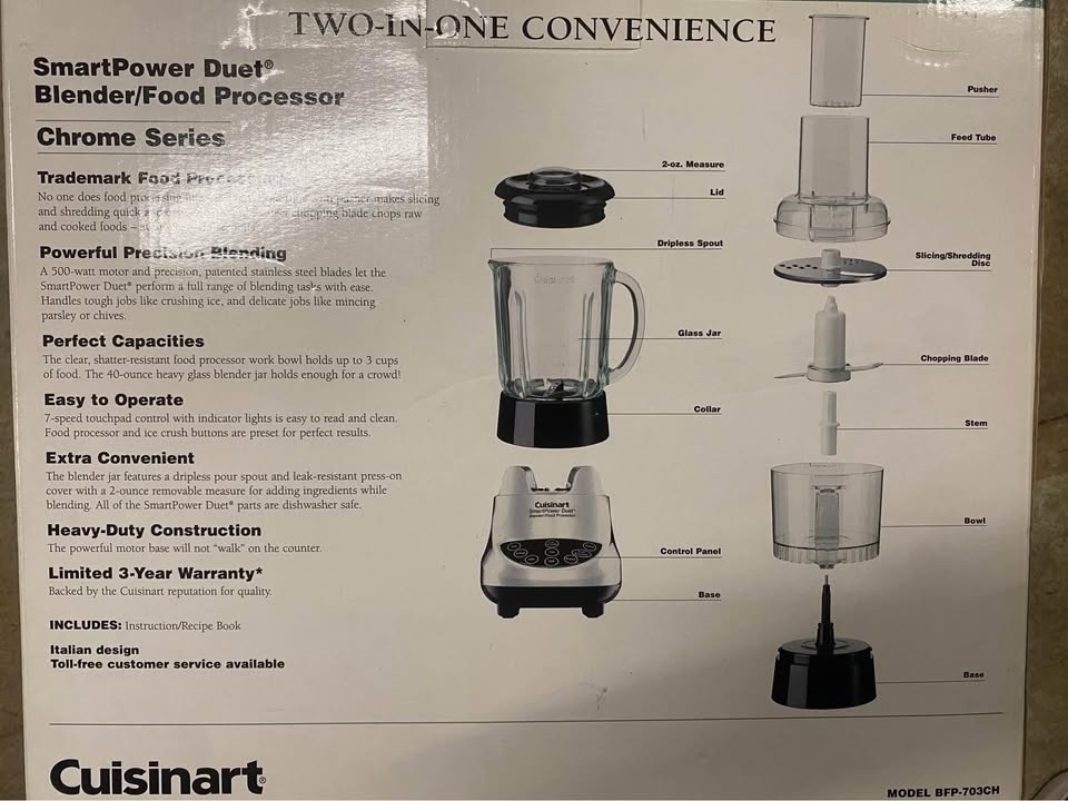 Cuisinart Blender / Food Processor - photo 2