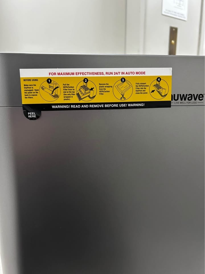 NuWave OxyPure Air Purifier – Large Room, HEPA, WiFi, Auto Mode - photo 4