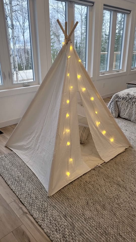 🐣🐰New Kids Teepee Tent with Star Lights & Mat🐣🐰 - photo 4