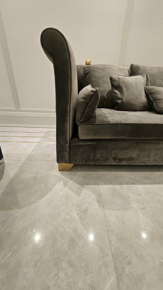 Sofa Grey Velvet - photo 3