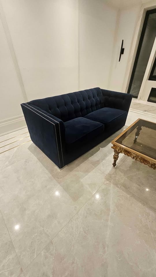 Sofa Blue Velvet - photo 2
