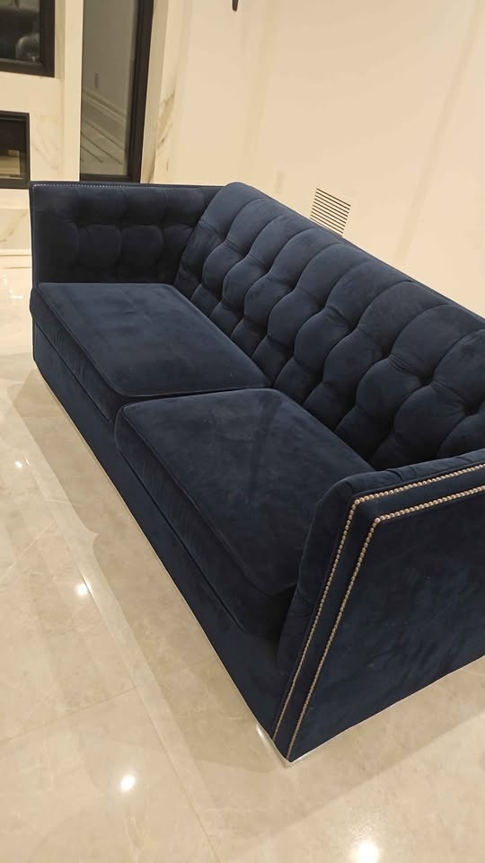 Sofa Blue Velvet - photo 3