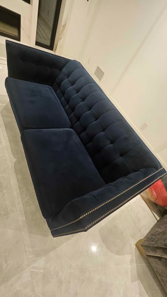 Sofa Blue Velvet - photo 4