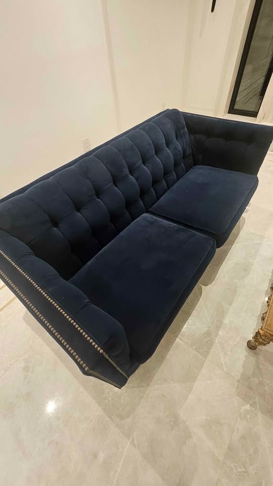 Sofa Blue Velvet - photo 5