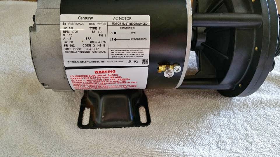Spa/hot tub electric motor