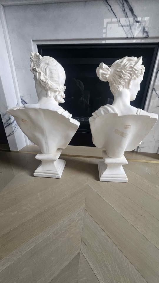 Apollo and Diana Bust Pair - photo 5