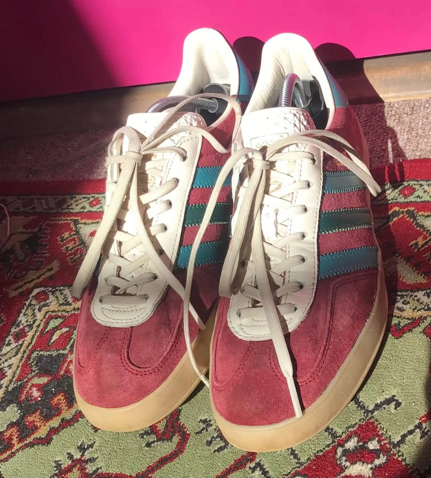 S: 9 Men ADIDAS Gazelle Indoors Burgundy - photo 4